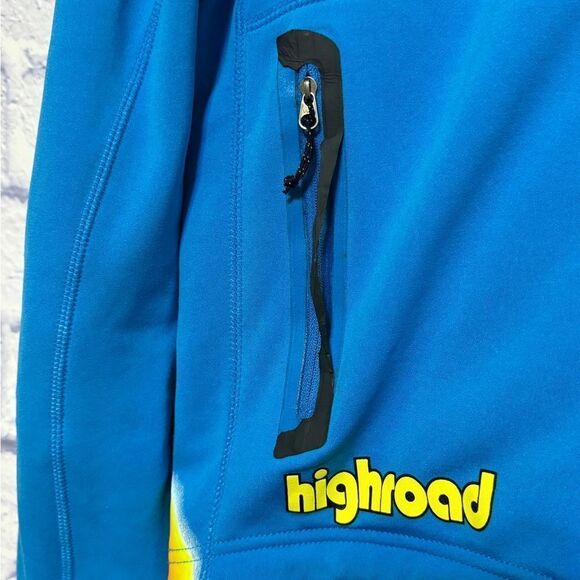 Columbia Omni-Shade Size S Blue Highroad Full Zip Cycling jacket - Picture 3 of 15